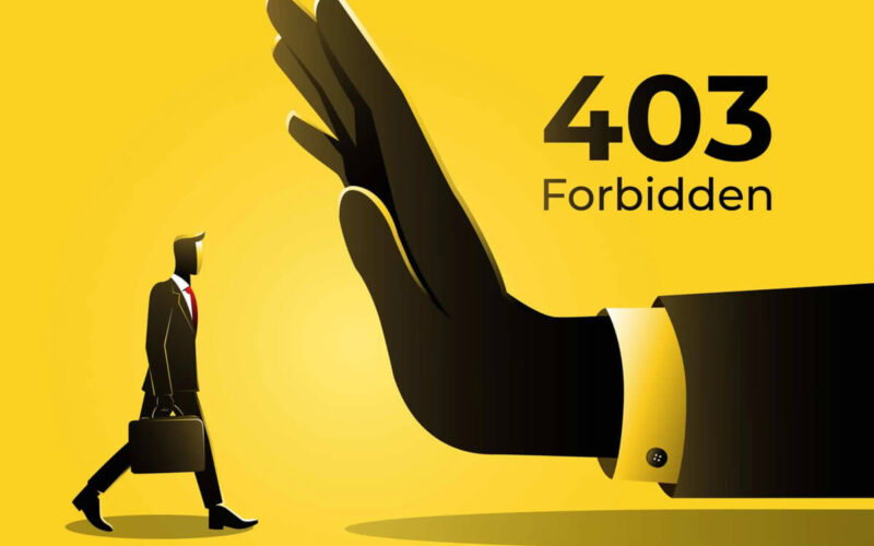 błąd 403